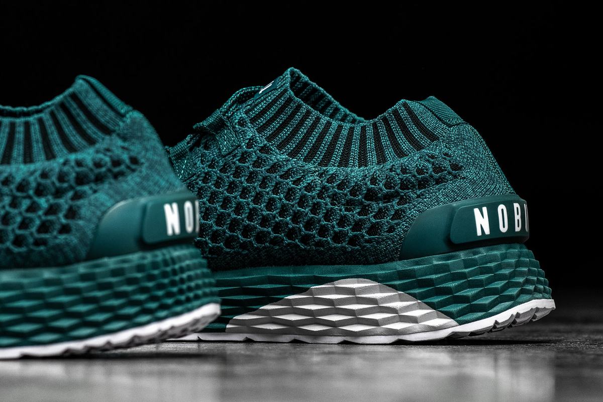 Nobull Knit Runner Women's Running Shoes Deep Turquoise | Australia (NX5462)